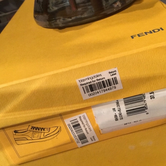 FENDI leather sneakers - Picture 7 of 9